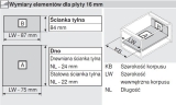 Jak wyliczyć wymiary płyty na dno i ściankę tylną?